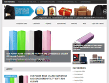 Tablet Screenshot of corporategiftsstore.co.in